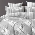 Square Grey Double Bedsheet
